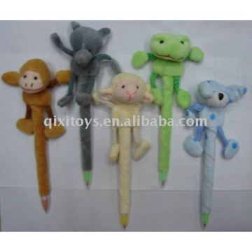 joli stylo animal en peluche